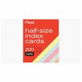 Mead Meadwestvaco 3 in. X 2-1/2 in. Ruled Index Cards Assorted Colors, 200PK 63039